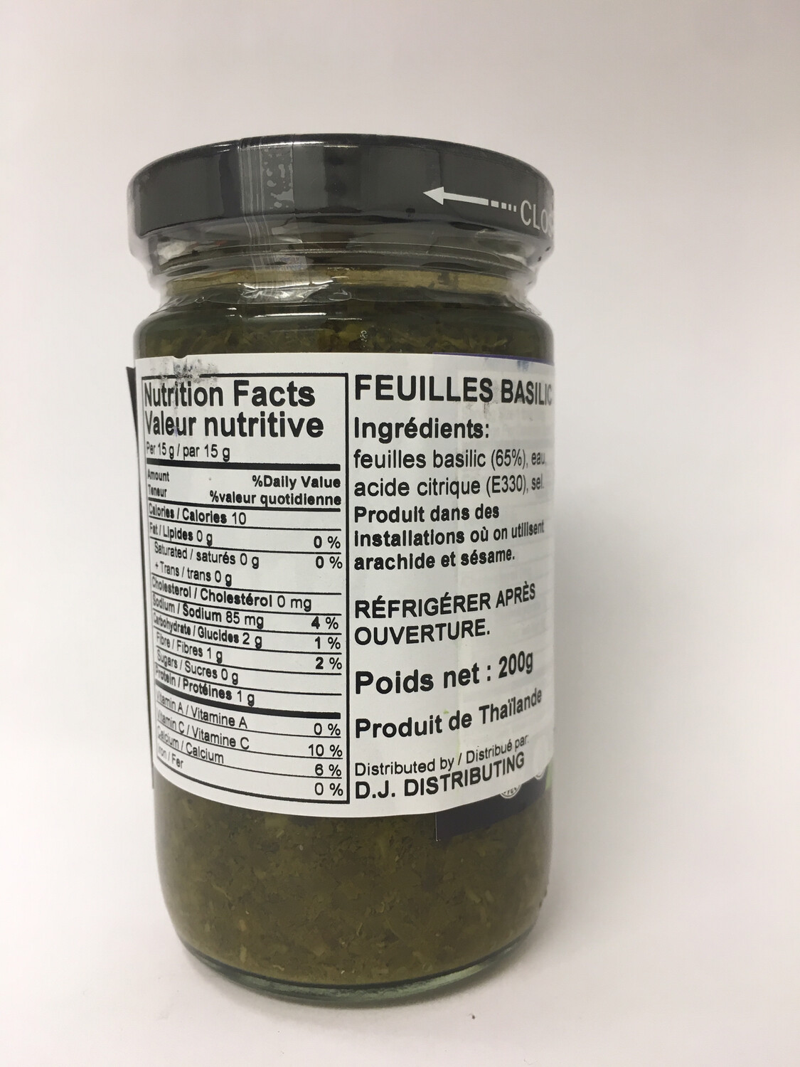 LEE BASIL FROM FRESH LEAVES 24X200G
