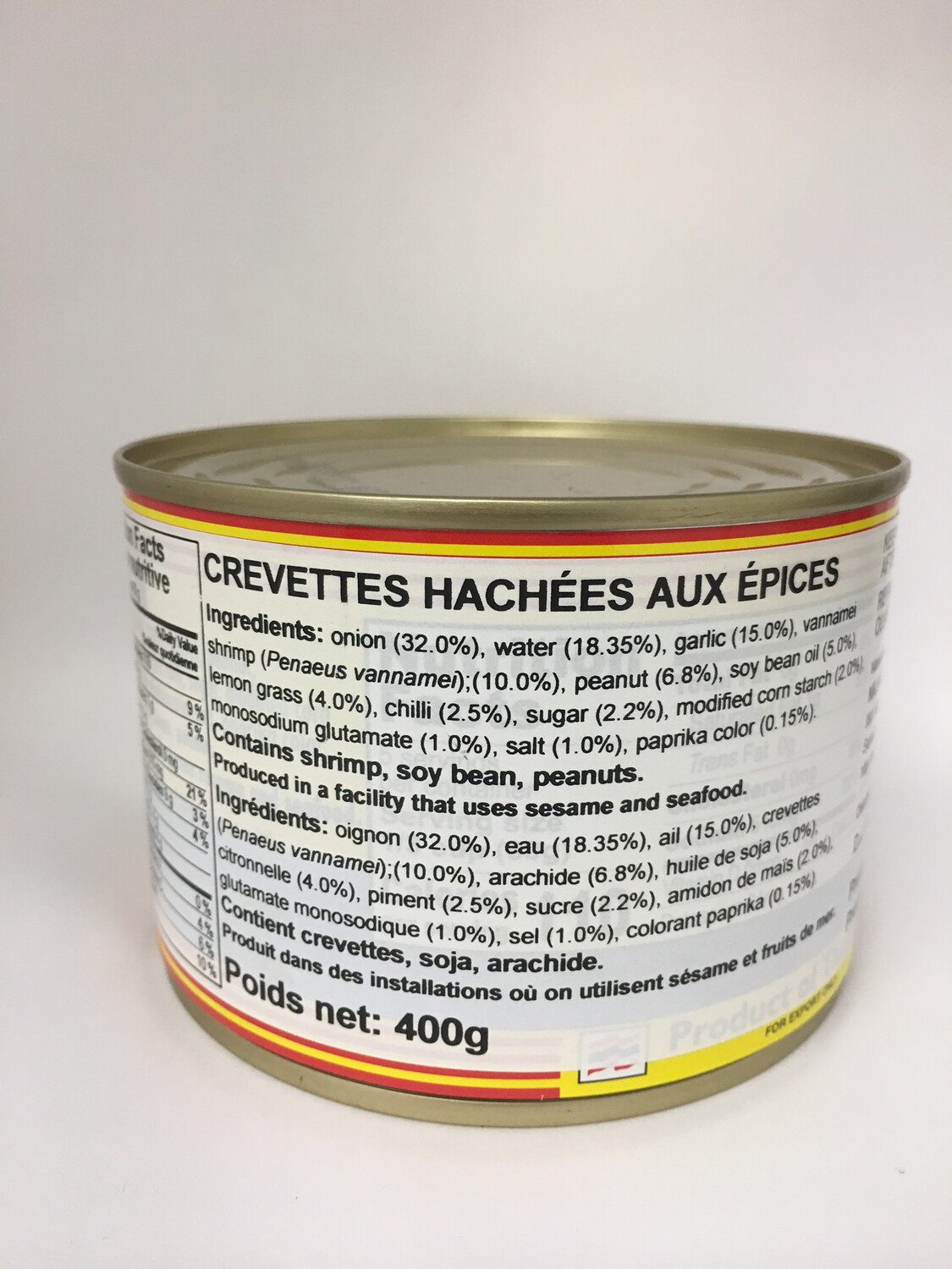 LEE MINCED PRAWN IN SPICES 24X400G