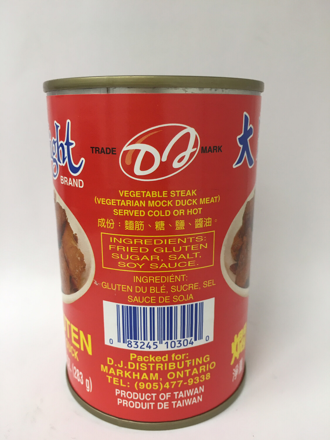 CHINA DELIGHT VEGETARIAN MOCK DUCK 24X10OZ