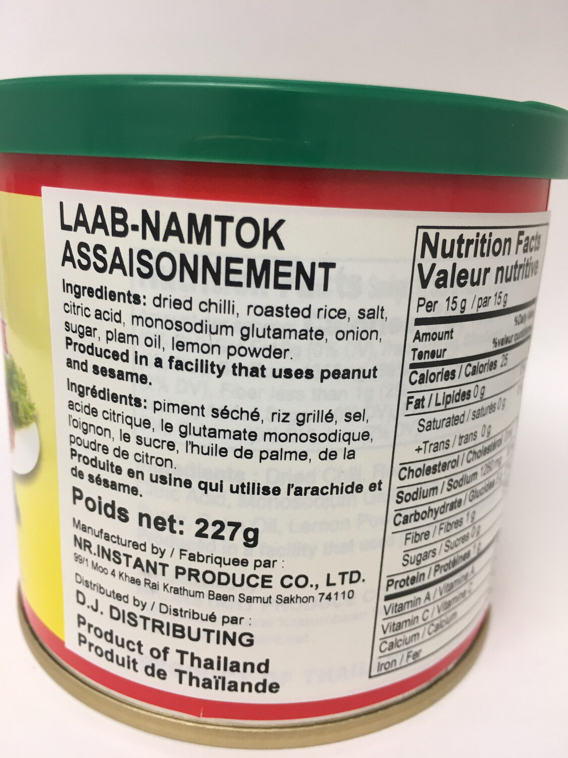 LEE LAAB-NAMTOK SEASONING MIX 24X227G