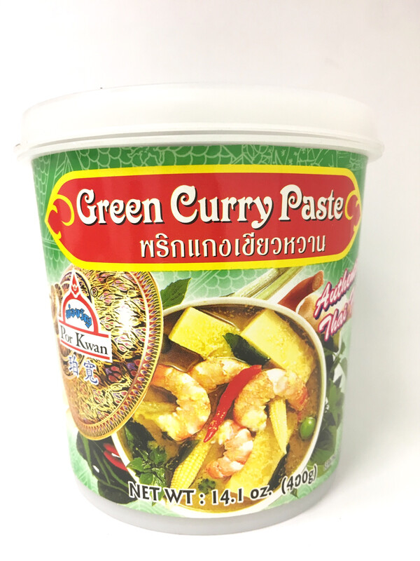 PORKWAN GREEN CURRY PASTE 6X400G