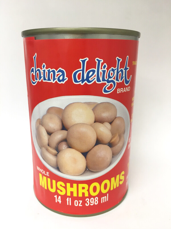 CHINA DELIGHT WHOLE MUSHROOM 24X14OZ