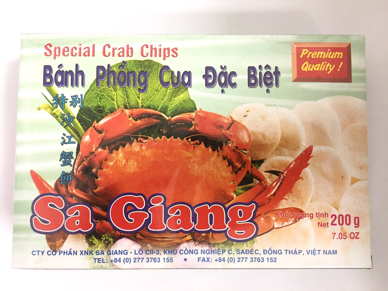 SA GIANG SPECIAL CRAB CHIPS 55X200G