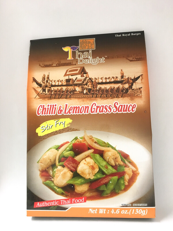 THAI DELIGHT CHILLI &amp; LEMON GRASS SAUCE 24X130G