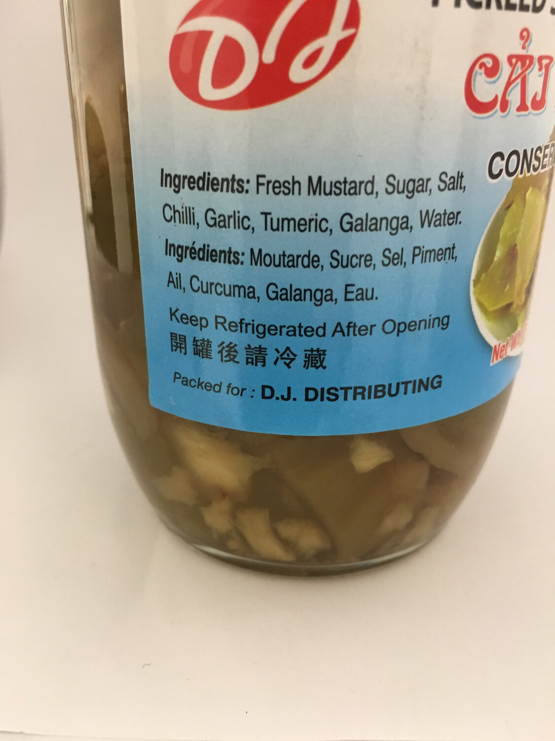 DJ PICKLED SWEET GREEN MUSTARD 12X380G