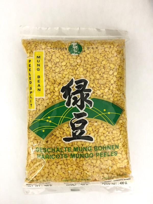 GOLDEN CHEF PEELED MUNG BEAN 50X400G