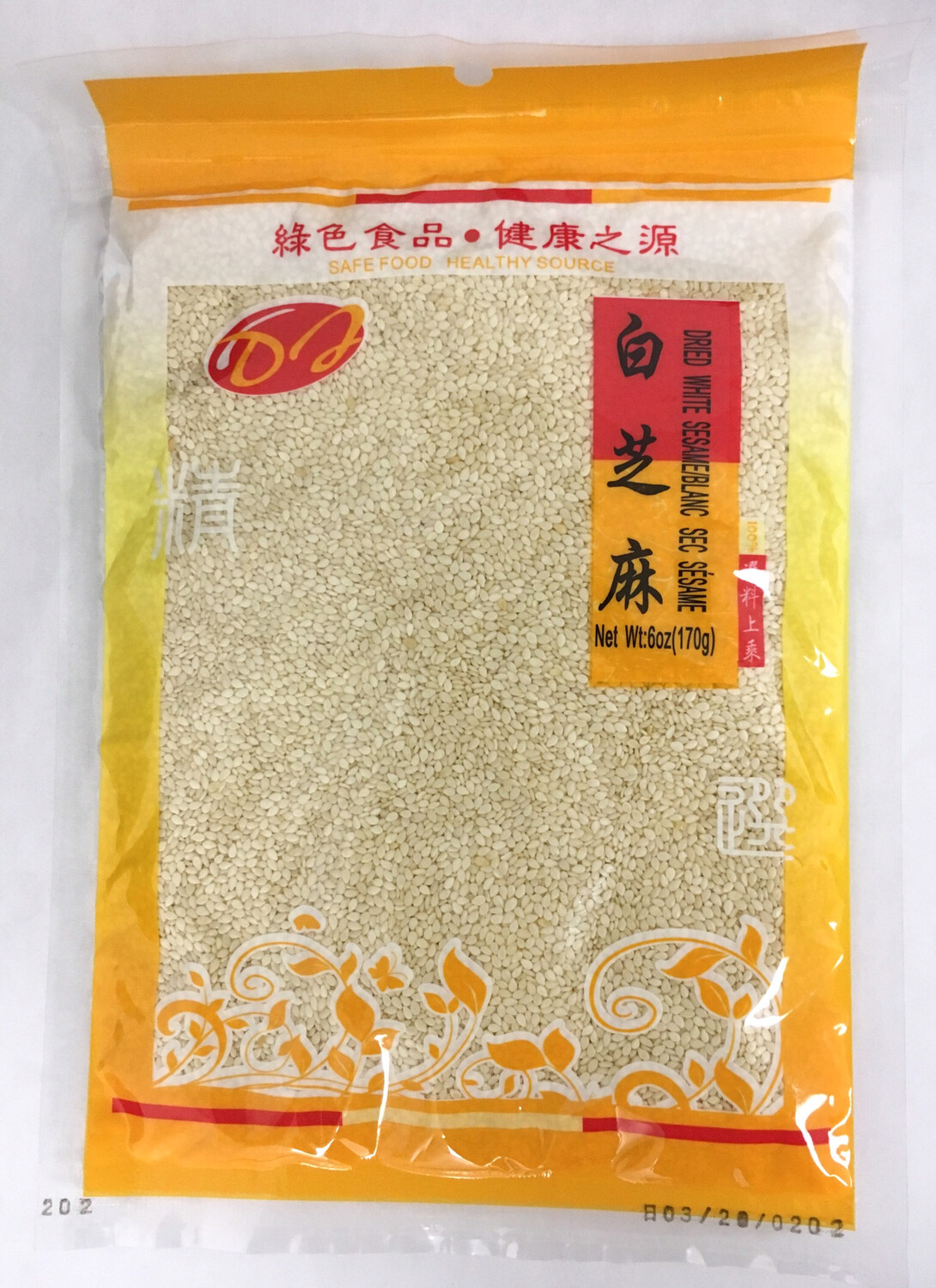 DJ DRIED WHITE SESAME 50X170G