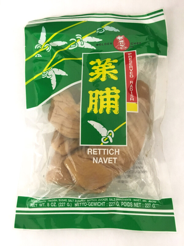 GOLDEN CHEF RADISH SALTED WHOLE 50X227G