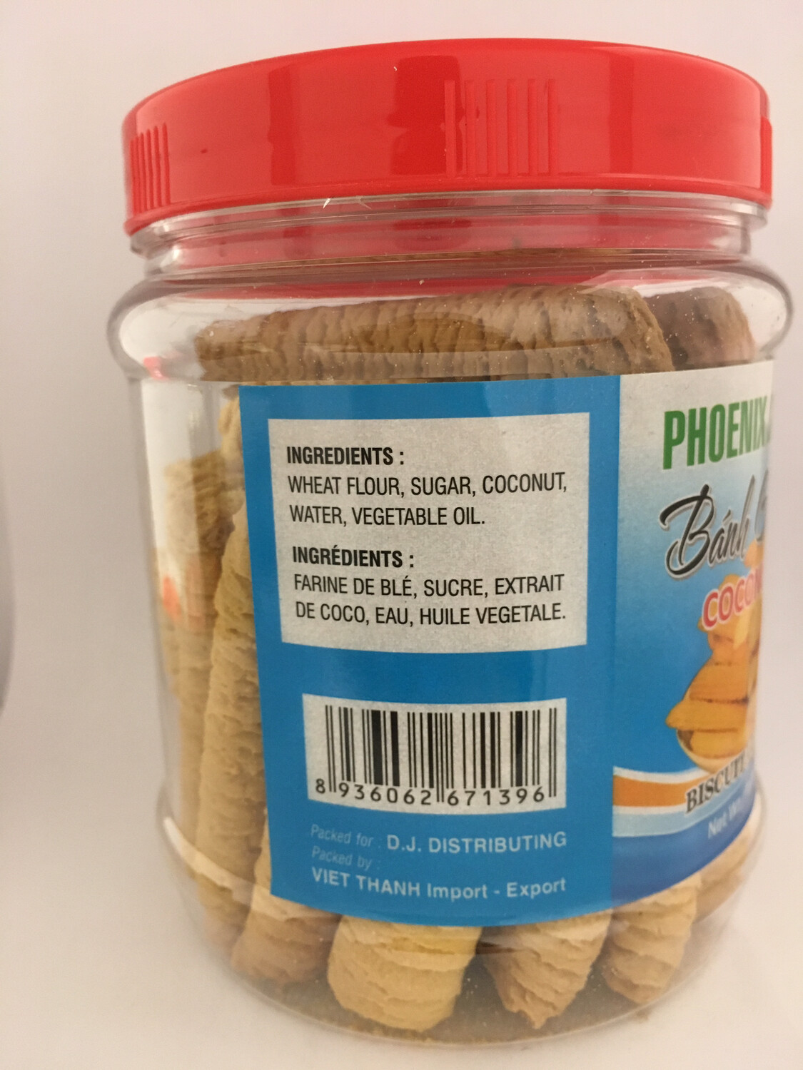 PHOENIX COCONUT COOKIES ROLL 12X230G
