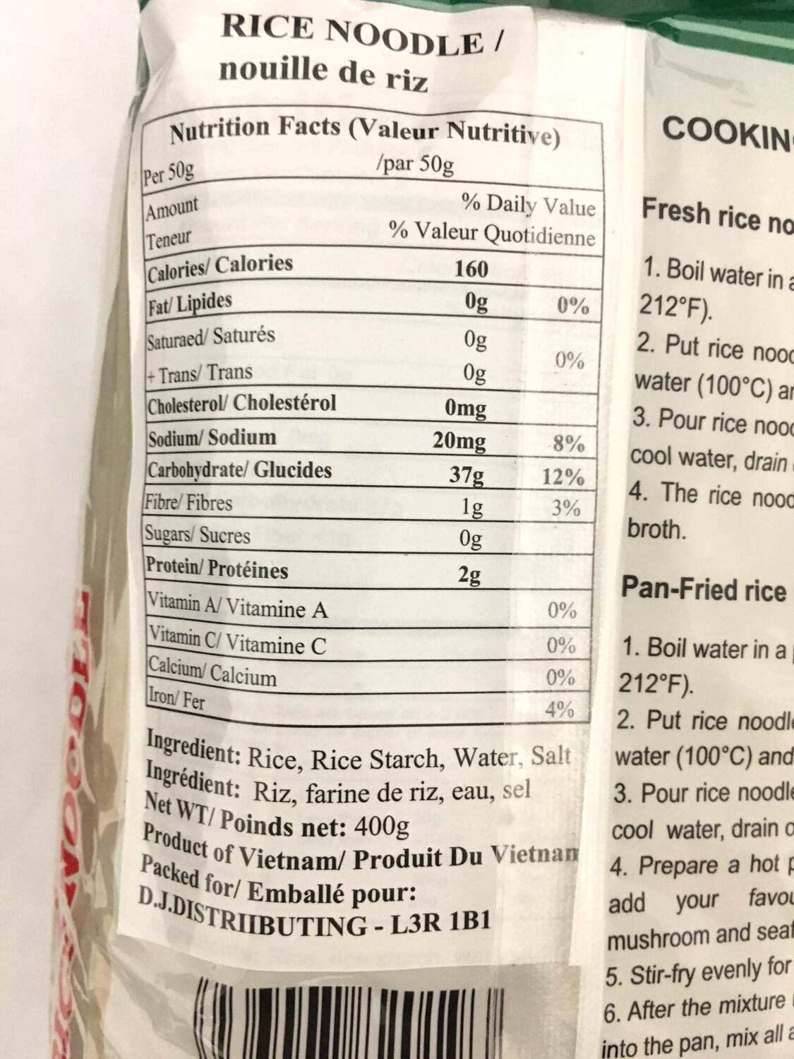 3 CAYTRE 3MM RICE STICK BÁNH PHỞ 30X400G