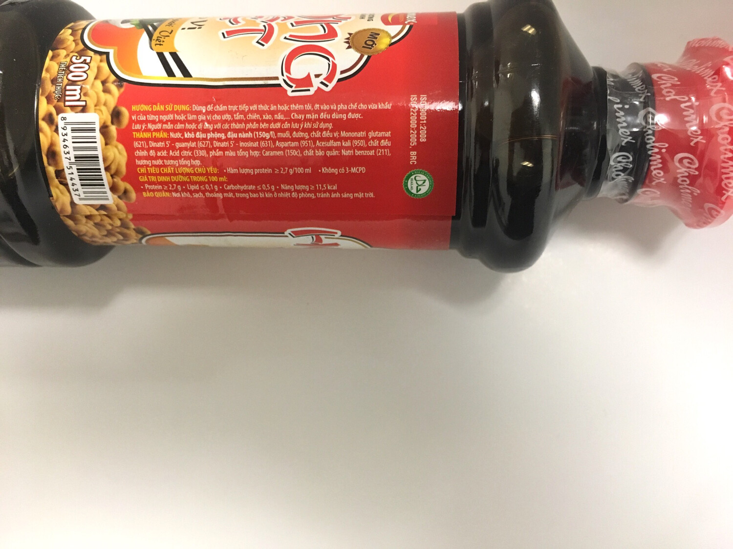 CHOLIMEX SOY SAUCE HAO VI 24X500ML