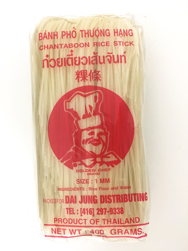 GOLDEN CHEF 1MM RICE STICK 34X400G