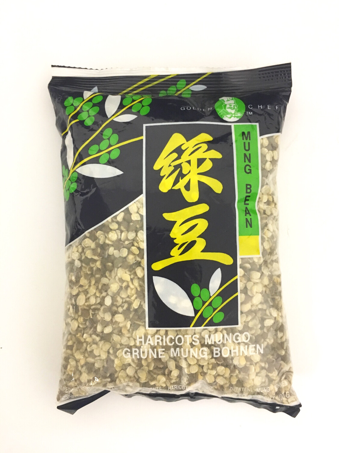 GOLDEN CHEF UNPEELED SPLIT MUNG BEAN 50X400G
