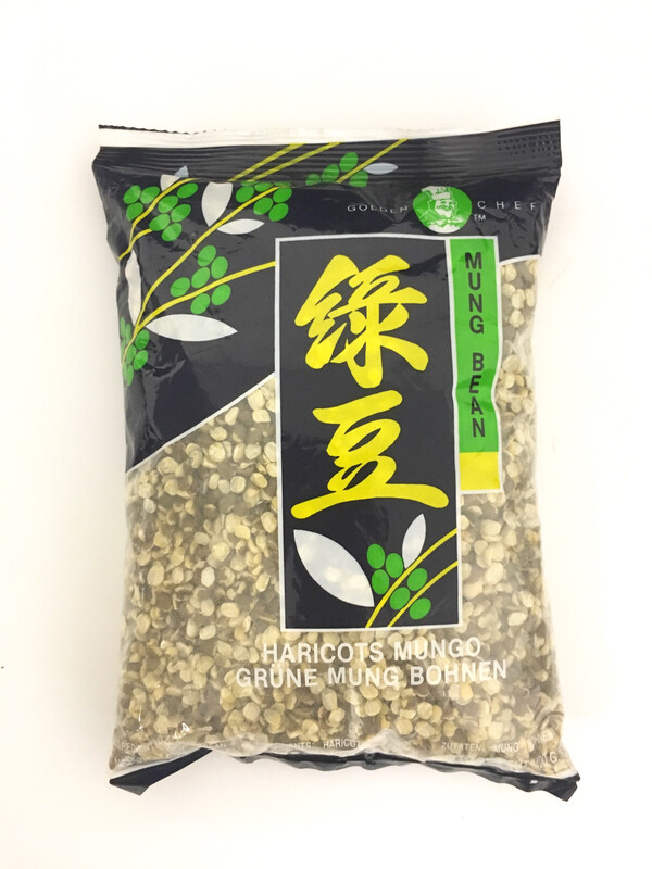 GOLDEN CHEF UNPEELED SPLIT MUNG BEAN 50X400G