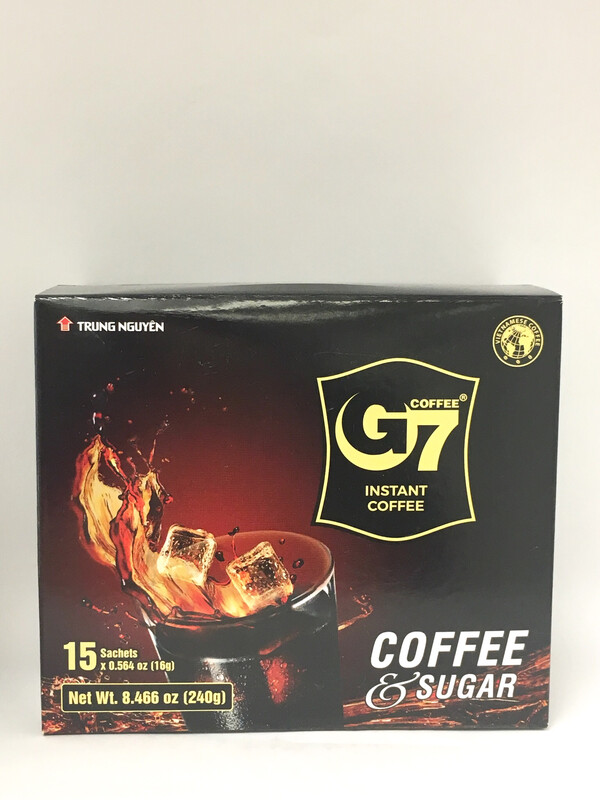 G7 2 IN 1 COFFEE &amp; SUGAR 24X240G