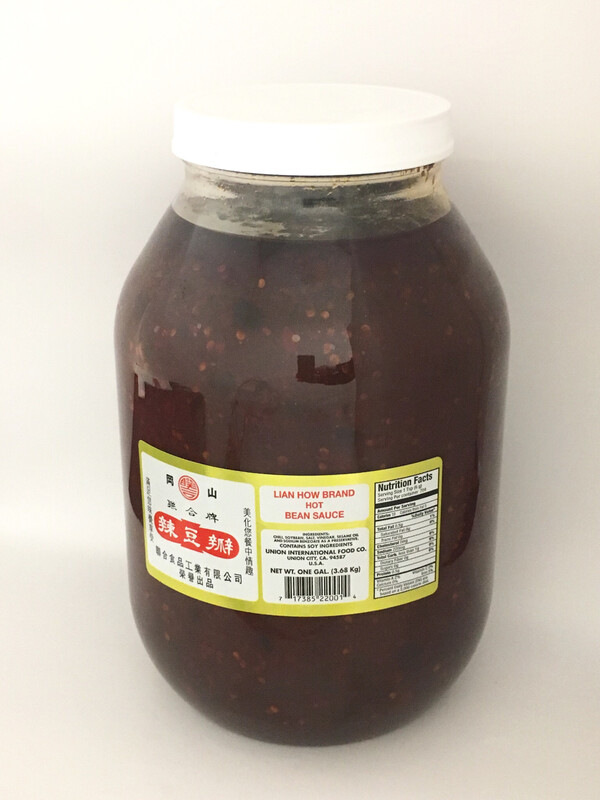 LIAN HOW HOT BEAN SAUCE 4X1GAL