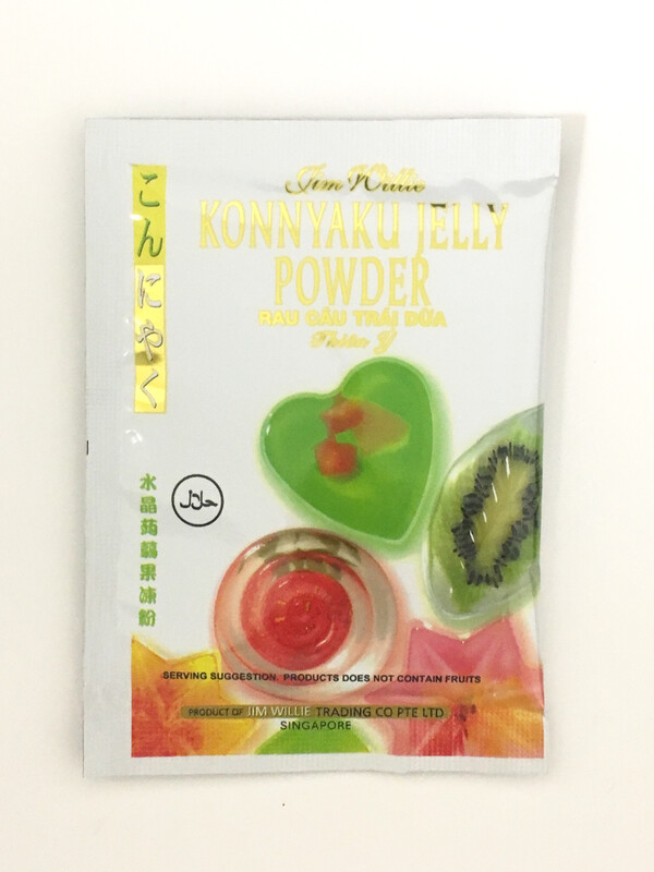 JIM WILLIE KONNYAKU JELLY POWDER 24BOXESX12BGSX10G