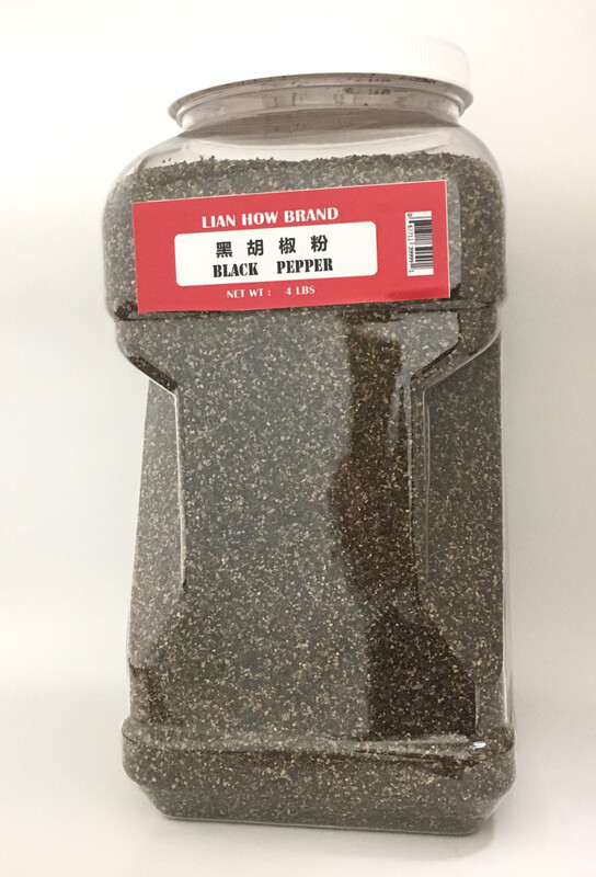 LIAN HOW BRAND BLACK PEPPER 4X4LB