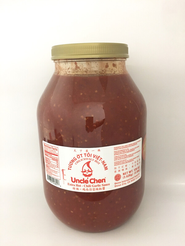 LIAN HOW EXTRA XHOT CHILI GARLIC SAUCE 4X128OZ