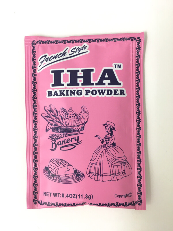 IHA BAKING POWDER 10BOXES X 18BG X 8PK