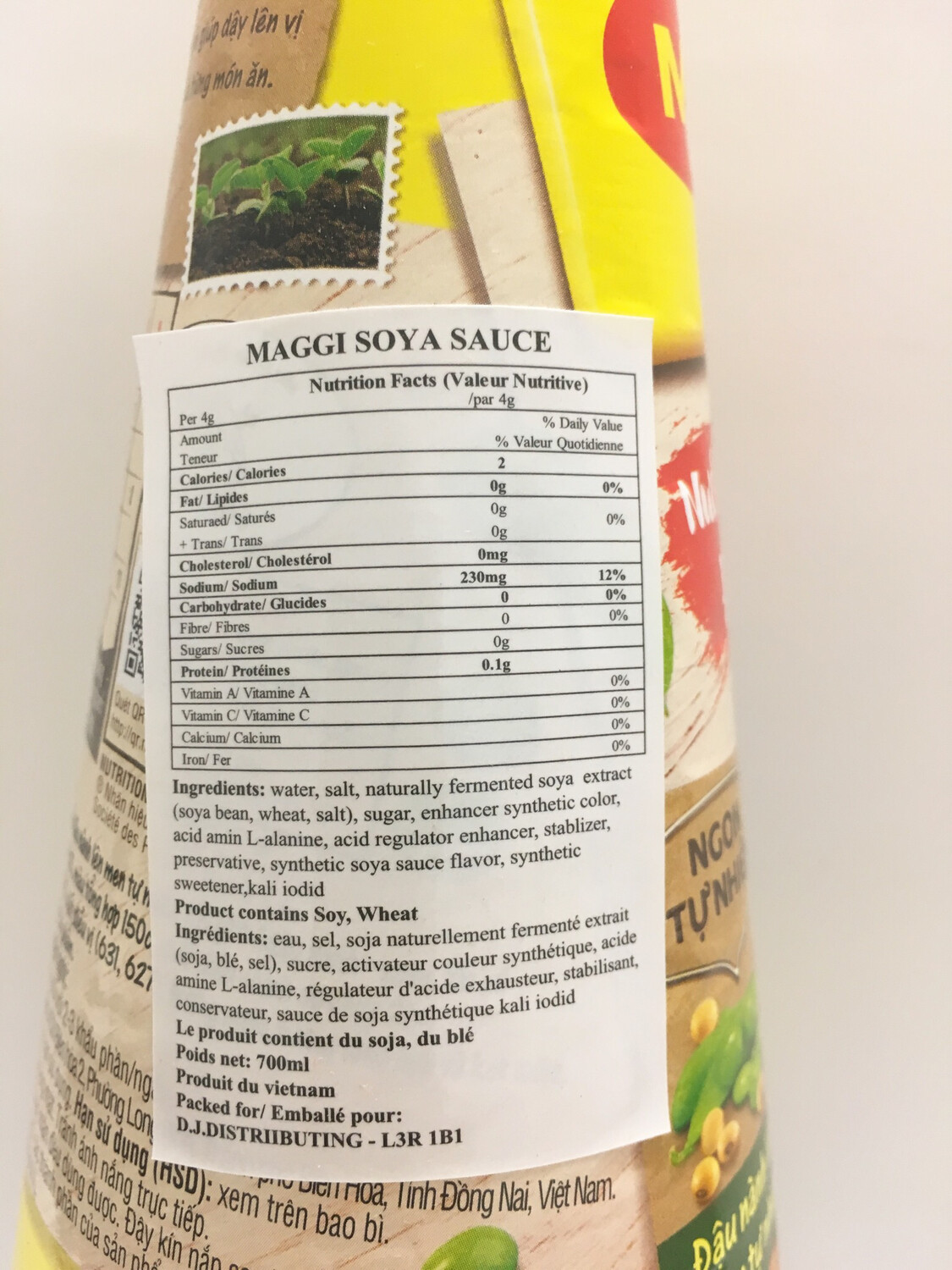 MAGGI SEASONING SAUCE (RED) 12X700ML