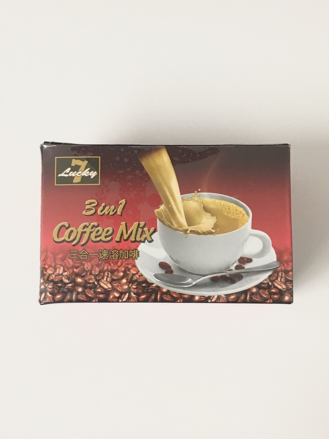 LUCKY 7 3 IN 1 INSTANT COFFEE (BOX) 24X18X16G