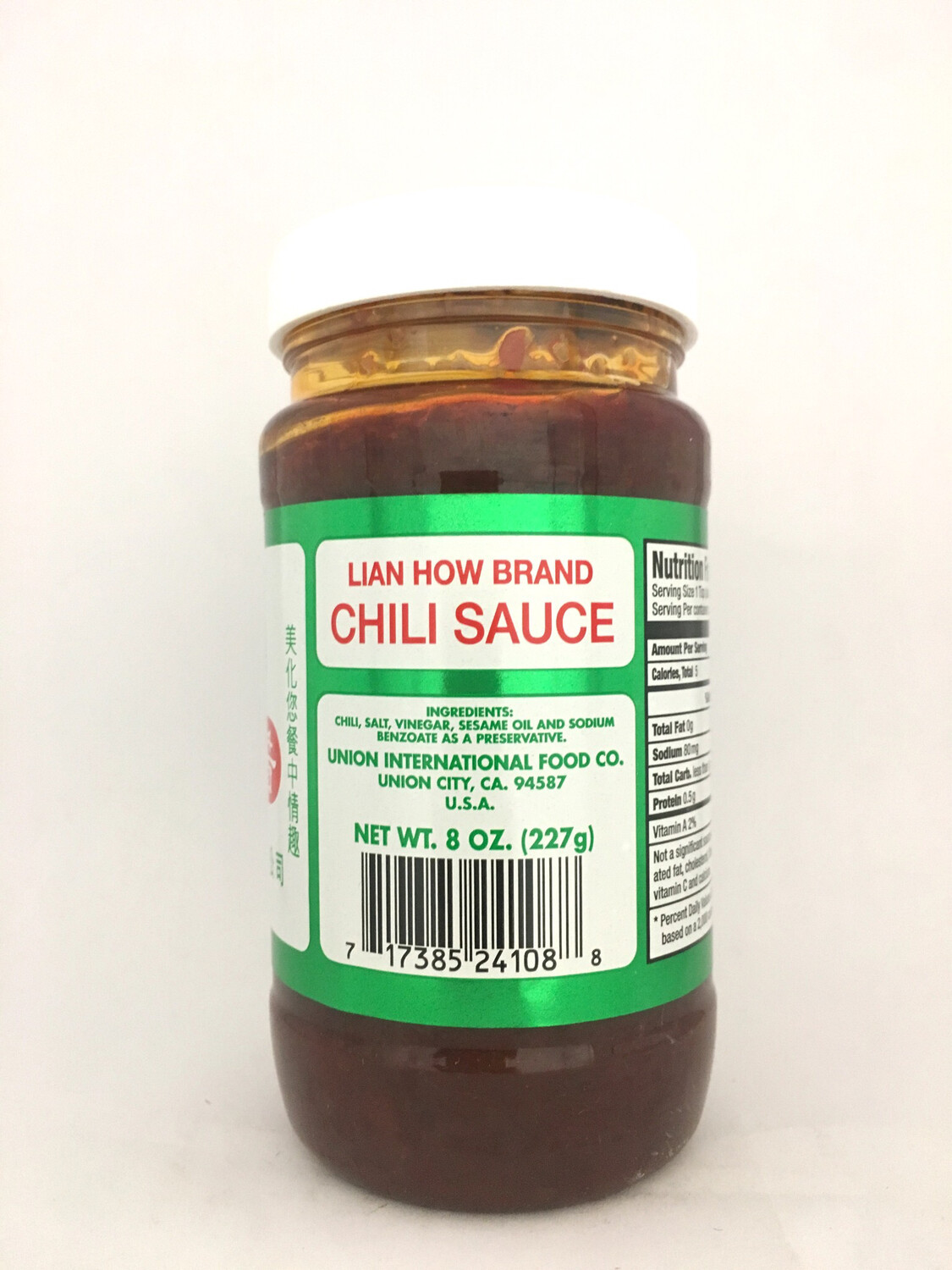 LIAN HOW BRAND CHILI SAUCE 12X8OZ