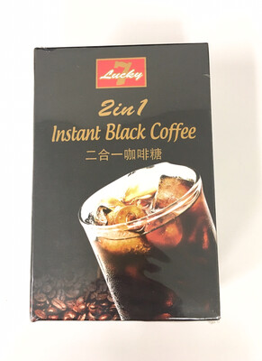 LUCKY 7 2 IN 1 INSTANT BLACK COFFEE 24 X 288G