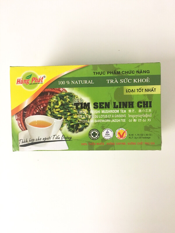 HUNG PHAT LOTUS - REISHI MUSHROOM TEA 25BAGX2G