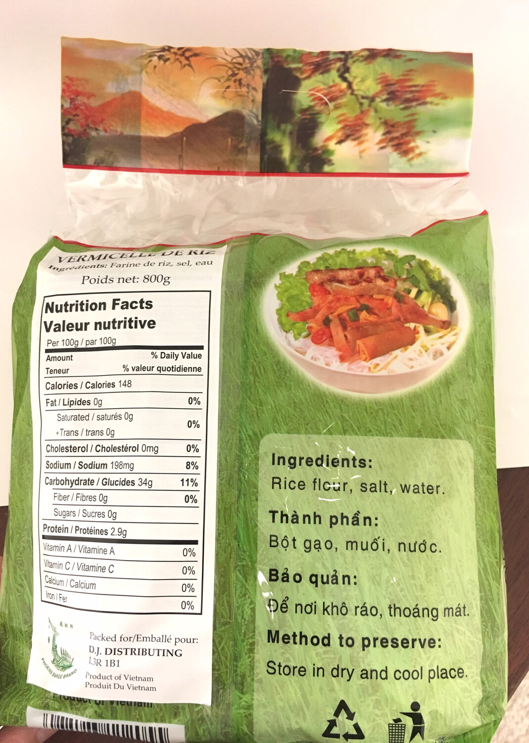 FORTUNA RICE VERMICELLI 12X28OZ