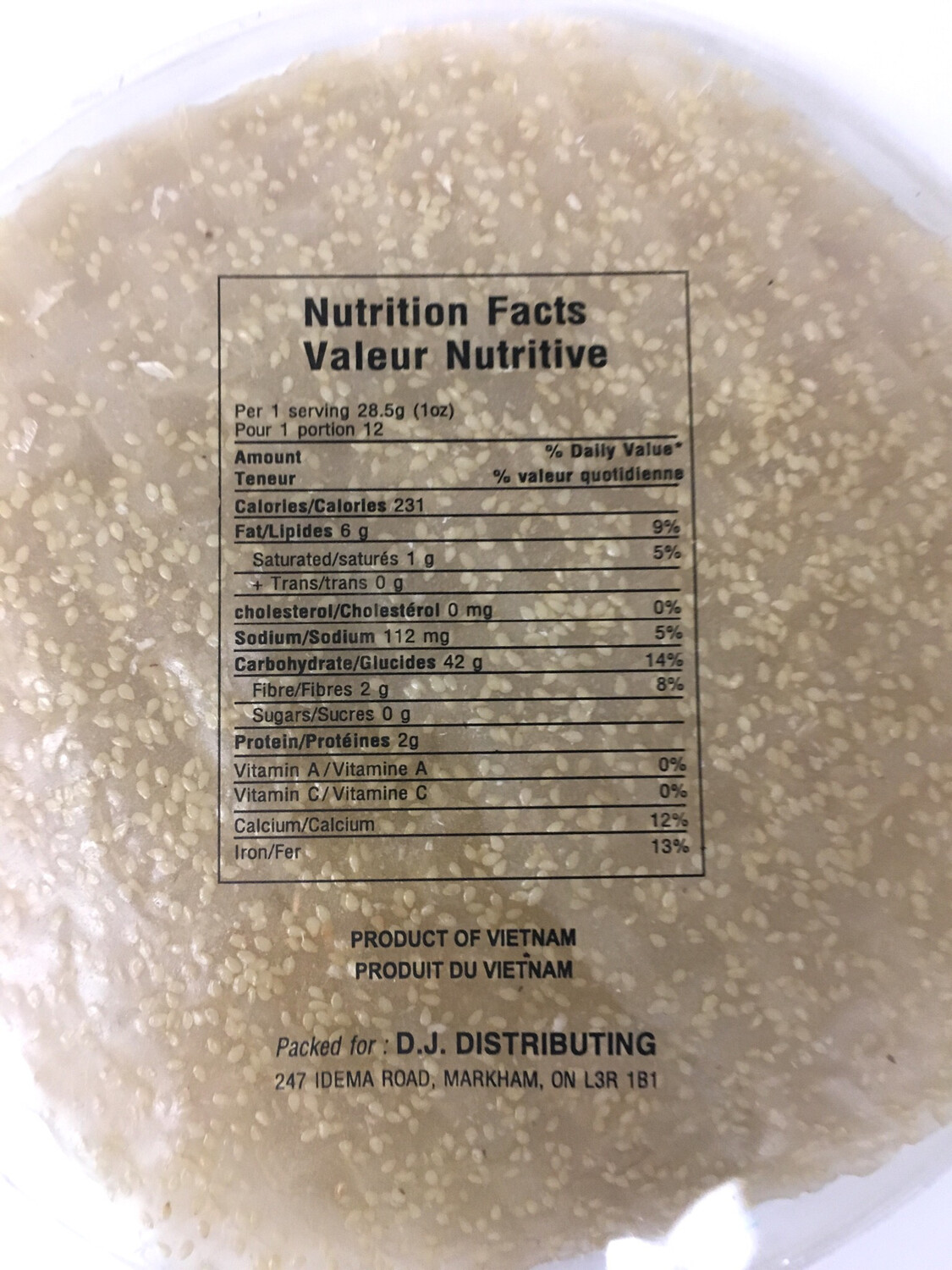 PHOENIX WHITE SESAME CRACKER 24X200G