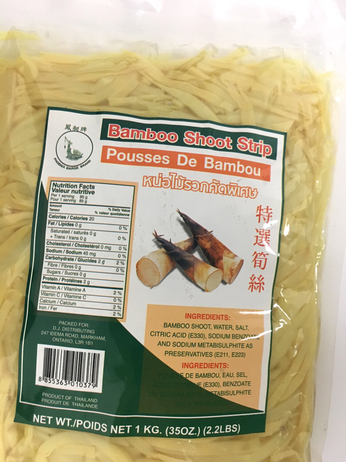 PHOENIX BAMBOO SHOOT STRIP 15X1KG