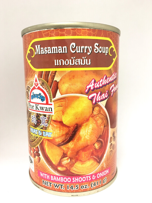 PORKWAN MASAMAN CURRY SOUP 12X411G