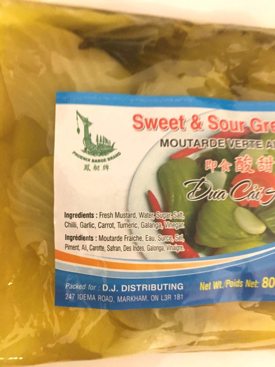 PHOENIX PICKLED MUSTARD SLICE 12X800G