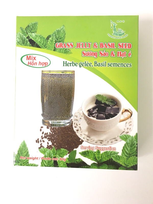 PHOENIX GRASS JELLY &amp; BASIL SEED 30X60G