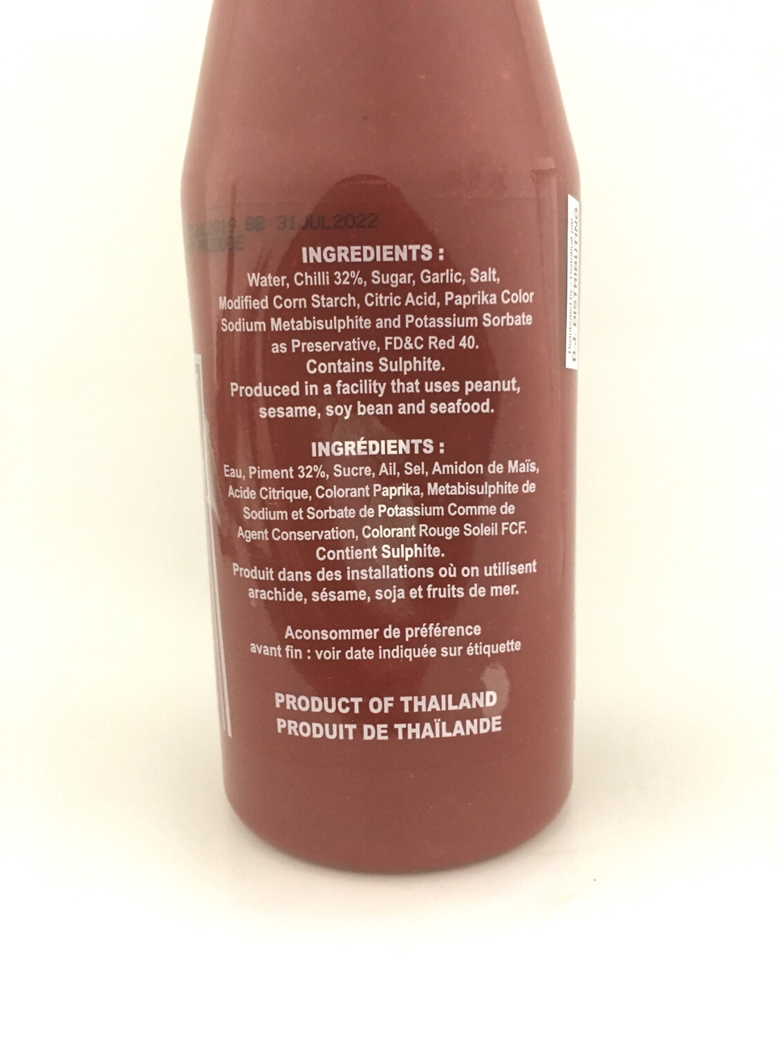 PORKWAN SRIRACHA HOT CHILI SAUCE 12X793G
