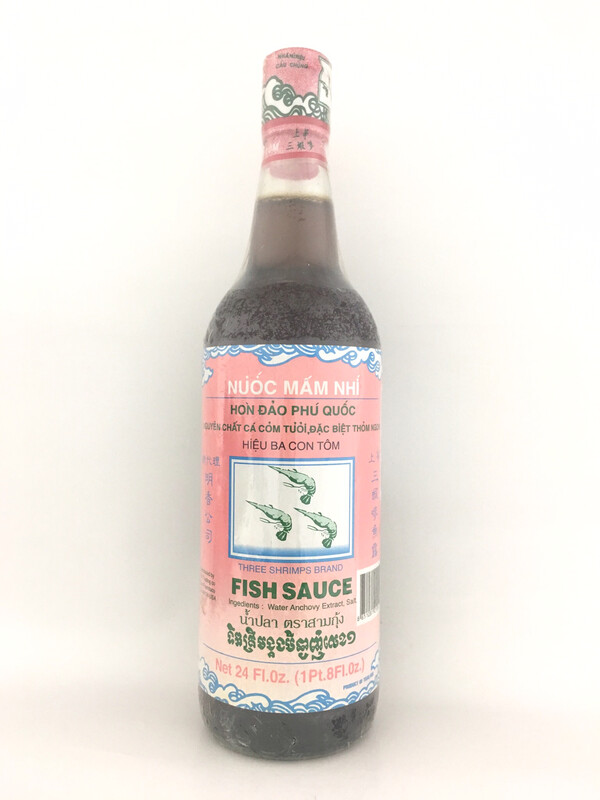 THREE SHRIMP FISH SAUCE 12X24OZ