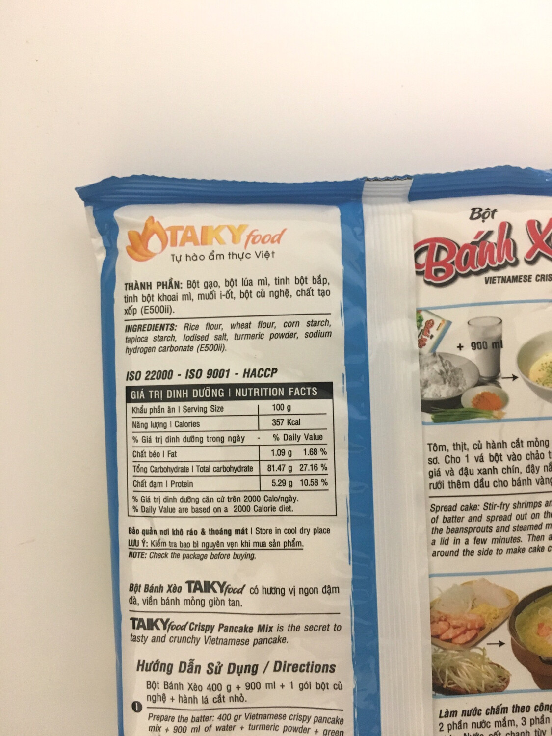 TK PANCAKE FLOUR BOT BANH XEO 24X400G