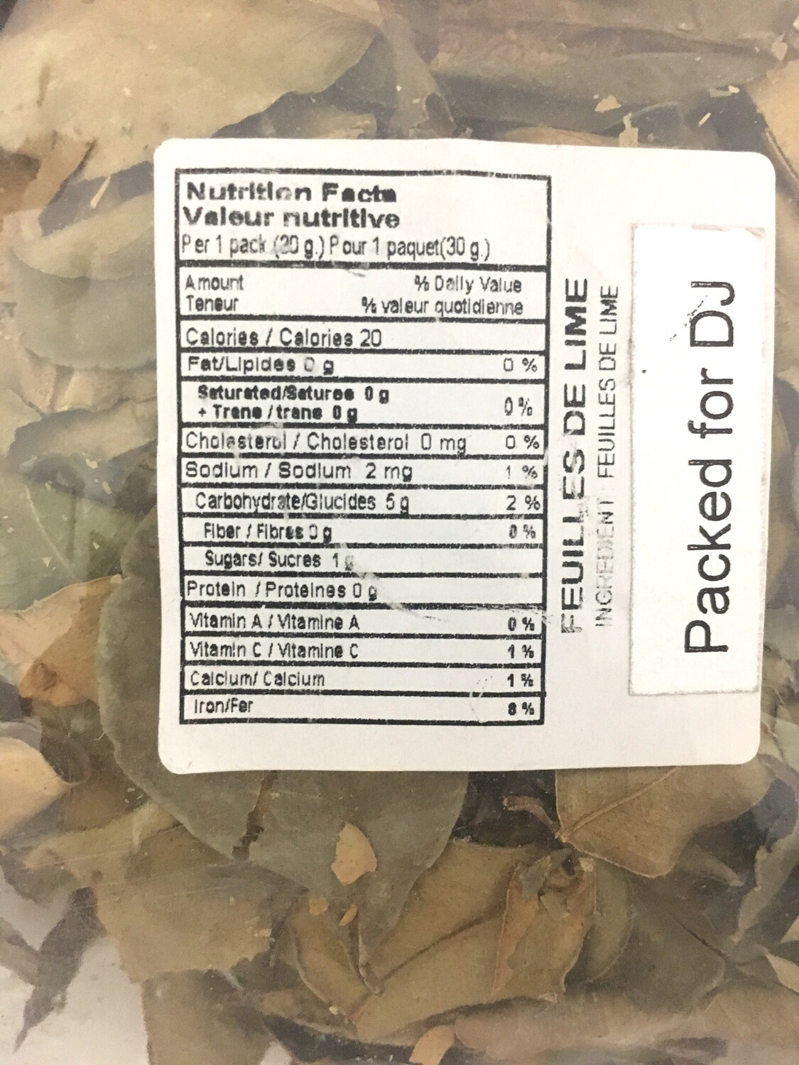 PENTA DRIED LIME LEAVES 100X30G