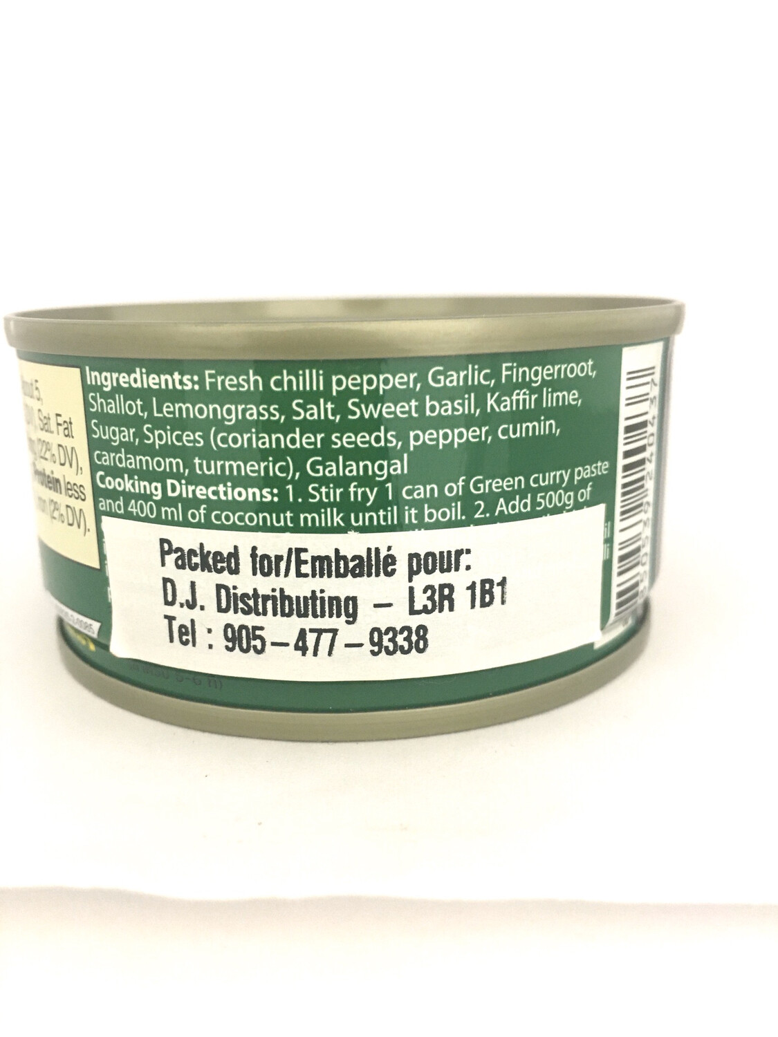 MAESRI GREEN CURRY PASTE 48X114G