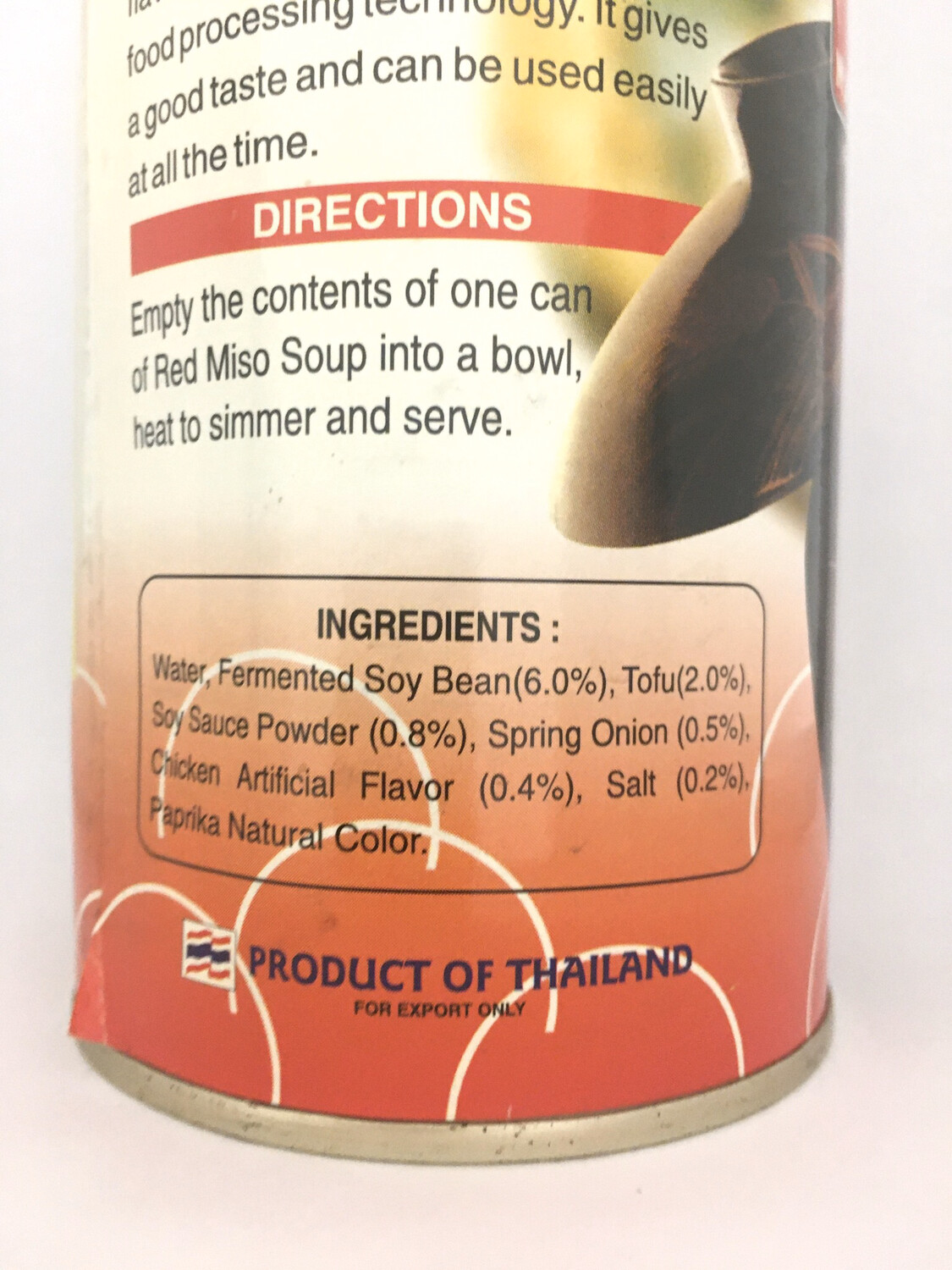 NARA RED MISO SOUP WITH TOFU 24X400G