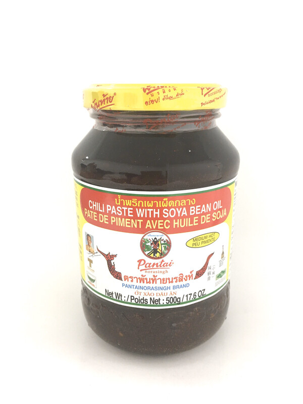 PANTAI CHILI PASTE WITH SOYA BEAN OIL 12X500G