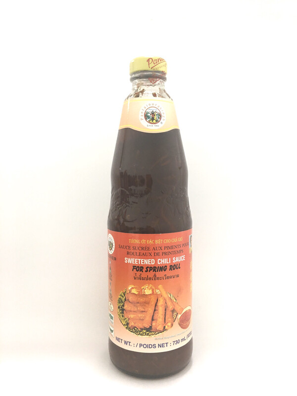 PANTAI SWEETENED CHILI SAUCE FOR SPRING ROLL 12X24OZ