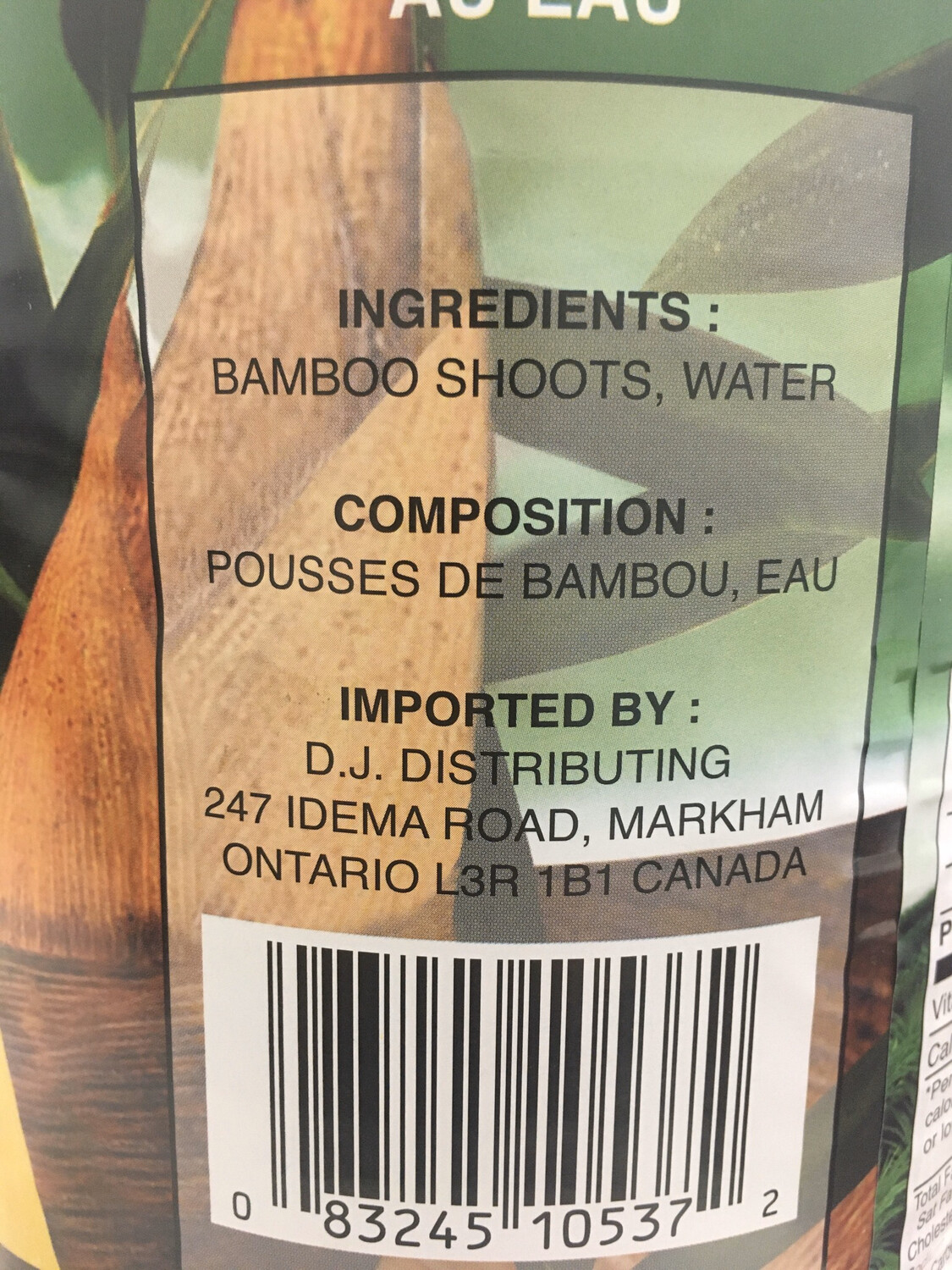 CHINA DELIGHT BAMBOO SHOOT SLICE 6X5LB