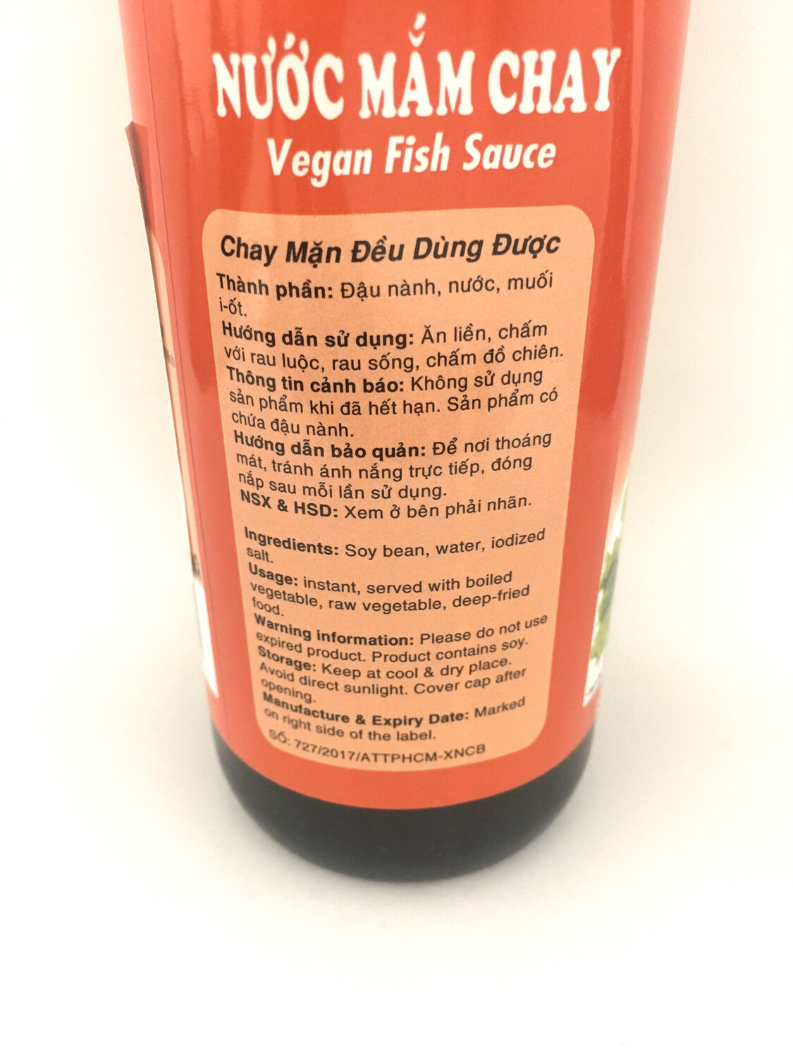 AU LAC VEG FISH SAUCE 12X500ML