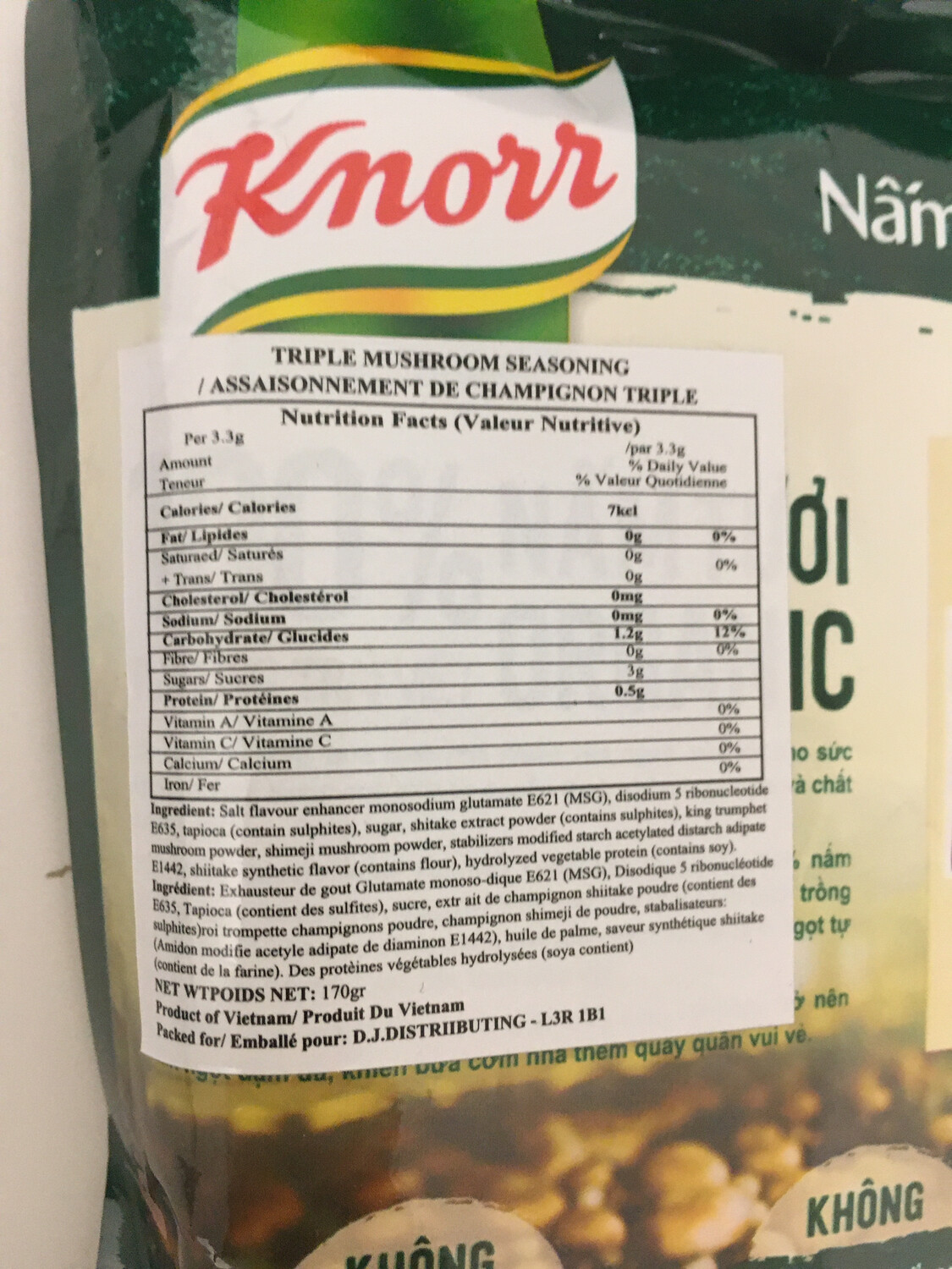 KNORR HAT NEM CHAY 38X170G