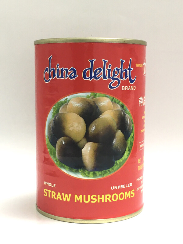 CHINA DELIGHT STRAW MUSHROOM 24X15OZ