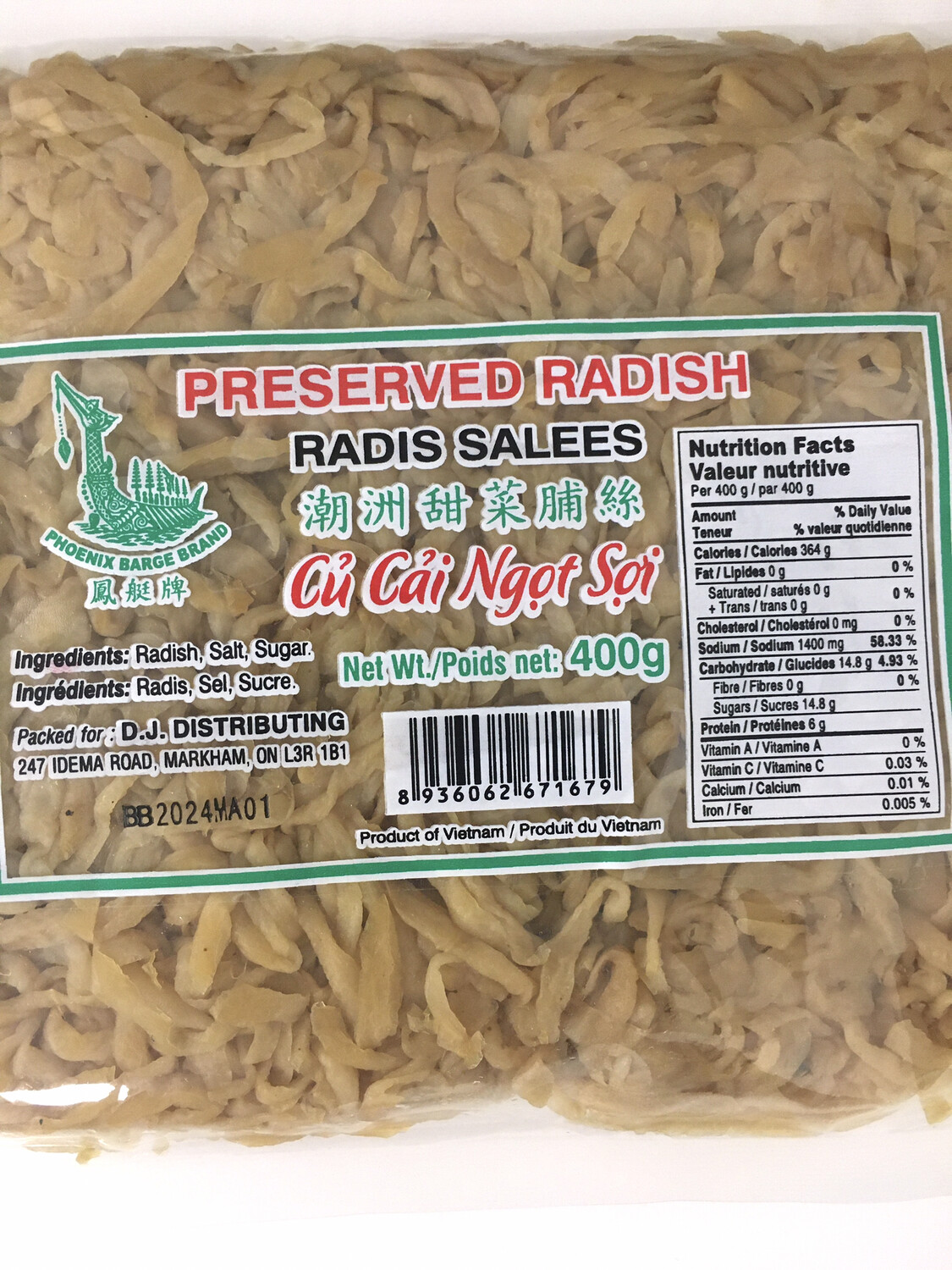 PHOENIX SWEET RADISH STRIP