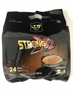 TRUNG NGUYEN G7 X2 3IN1 COFFEE 24 STICKS 24X24X25G