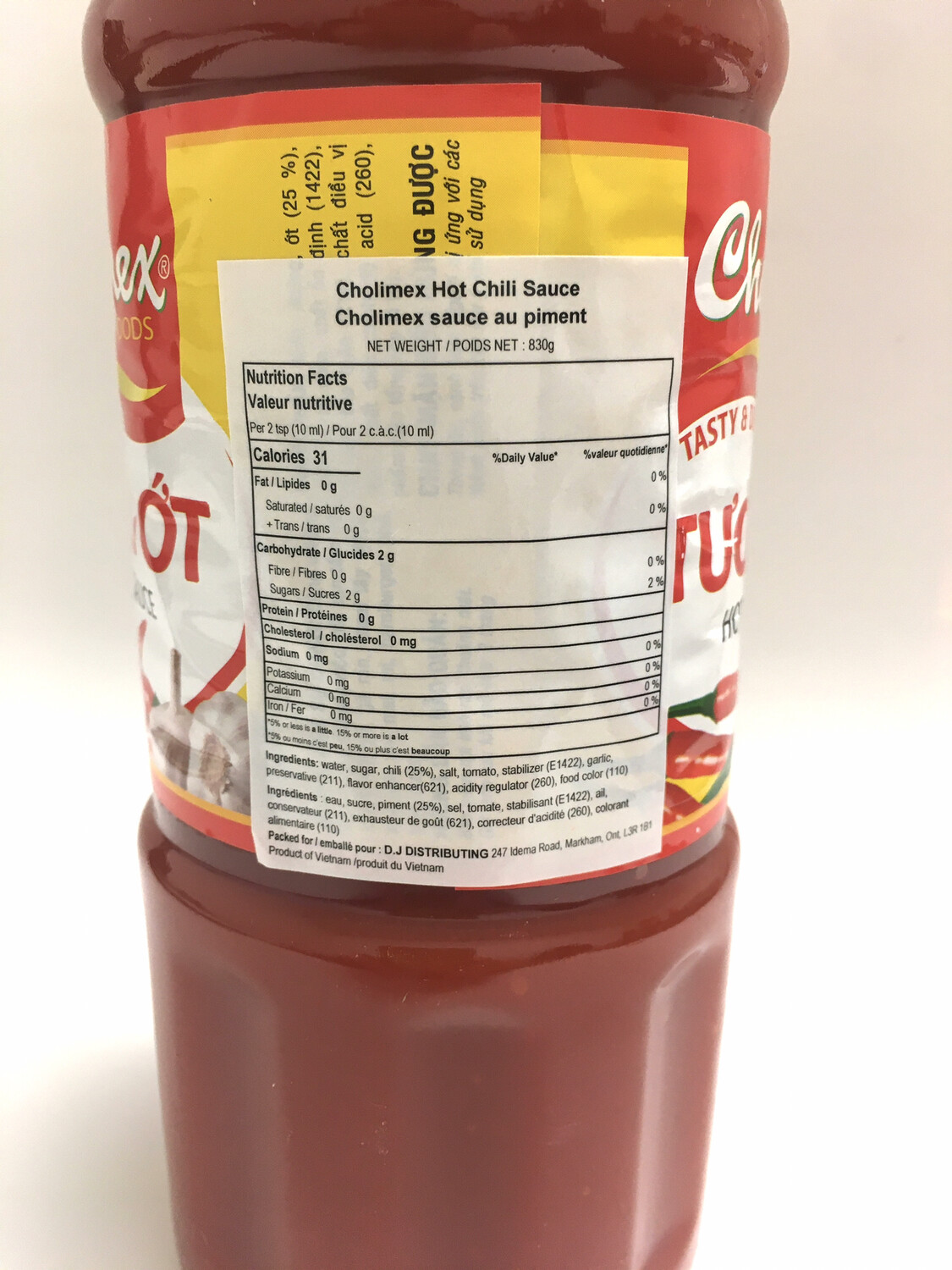 CHOLIMEX CHILI SAUCE PET 12X830G